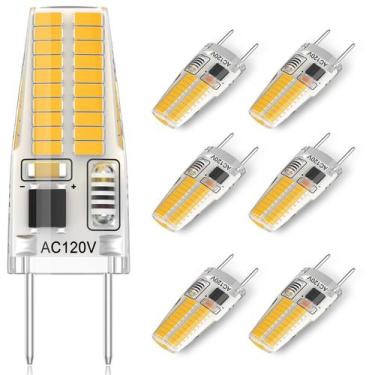 Imagem de Lâmpada LED DUMILOO G8 regulável 3W 300lm 120V Branco quente 3000K