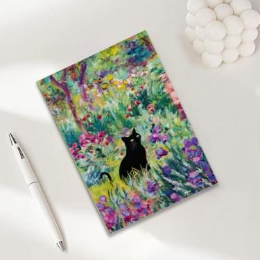 Imagem de Caderno de gato, caderno A5 para anotações de escritório, agenda de 21 x 14,7 cm, agenda de viagem, presentes para amantes de gatos-31