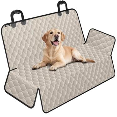 Imagem de URPOWER Capa de assento de carro para cachorro para banco traseiro - capa de banco impermeável para carros, SUVs e caminhões pequenos, capas antiderrapantes para cães e protetor de assento traseiro