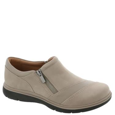 Imagem de Clarks Mocassim feminino Certina Pure, Pedra nobuck, 7 Wide