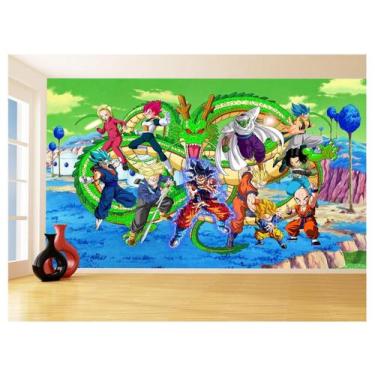 Imagem de Papel De Parede Dragon Ball Goku Vegeta Anime 3,5M Dbz347 - Você Decor