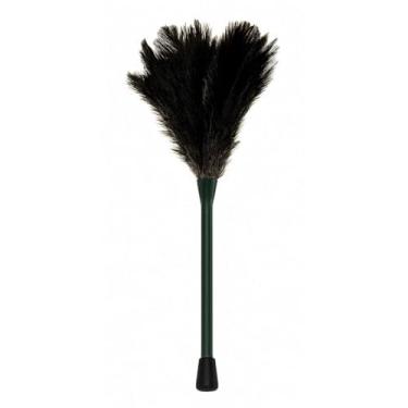 Imagem de Espanador De Pó Poeira Penas Naturais De Avestruz 60 cm