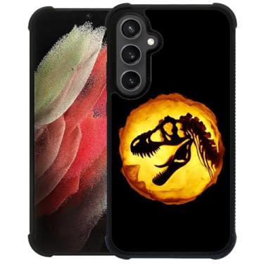 Imagem de CARLOCA Capa compatível com Samsung Galaxy S23 FE, para meninas fashion design gráfico à prova de choque anti-arranhões capa de proteção contra quedas para Samsung Galaxy S23 FE cabeça de dinossauro