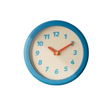 Imagem de Relógio de parede Relógio de parede simples, moderno e silencioso, alimentado por bateria, versátil para decoração de casa