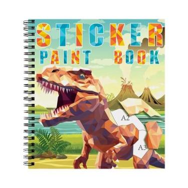 Imagem de Livro De Pintura Com Adesivos De Natal Para Crianças, Jogos De Mente P