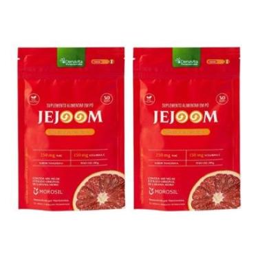 Imagem de Kit 2x Jejoom Com Extrato de Laranja Moro, Nac, Vitamina C, Hibisco, Zinco, Pimenta Preta-Unissex