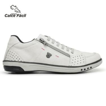Imagem de Sapatenis Masculino Madrid Com Ziper Calce Facil - Gelo-Masculino