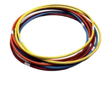 Imagem de Um conjunto de 12 bambolês grandes, cada um com 90 cm de comprimento, em diversas cores(12 UNIDADES)