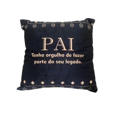 Imagem de Almofada Decorativa Dia Dos Pais Fibra Veludo