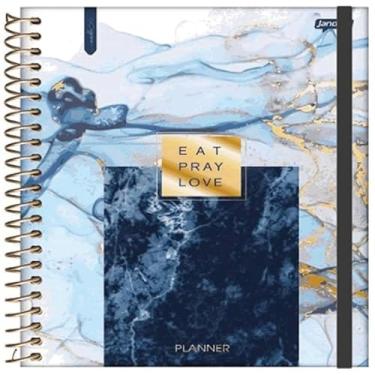 Imagem de AGENDA PLANEJAMENTO ESPIRAL 175X242MM CD 160PGS MARBLE FSC - JANDAIA