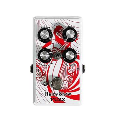 Imagem de Pedal de Efeito Guitarra FUZZ para Instrumento Corda Elétrica Baixo Capa Bom Processo Circuito Som