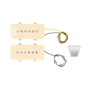 Imagem de LiebeWH Conjunto de Captador de Guitarra Elétrica, Alnico 5 2 Peças Captador de Guitarra de Bobina única para Instrumentos Estilo Jazzmaster