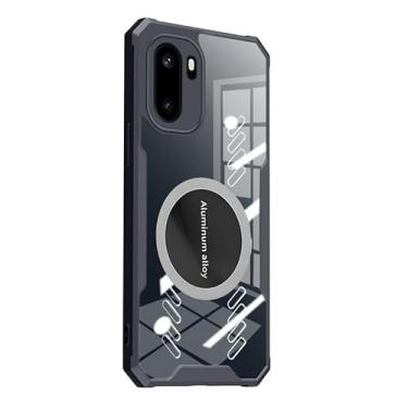 Imagem de Futanwei Capa para celular OnePlus 15R [funciona com cooler magnético para telefone] [cantos com absorção de choque] [proteção contra quedas de grau militar] Capas de armadura da série SMXK - Capa