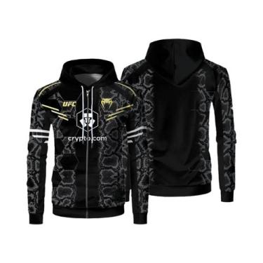 Imagem de Jaqueta Com Capuz E Zíper Para Homens UFC 2025 Nurmagomedov, Moda Casu