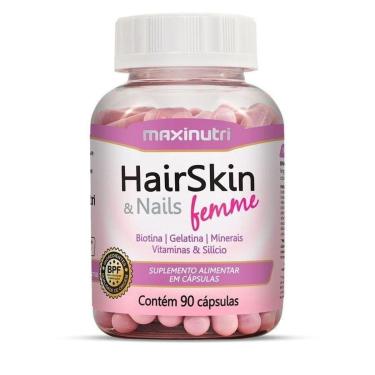 Imagem de Hair, Skin & Nails Femme 90 cápsulas - MaxiNutri-Unissex