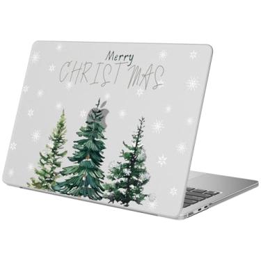 Imagem de BlHMCASE Capa compatível com MacBook Air de 13 polegadas M1 A2337 A2179 A1932 2022 2021 2020 2019 2018, capa rígida protetora de árvore de Natal para MacBook Air de 13,3 polegadas