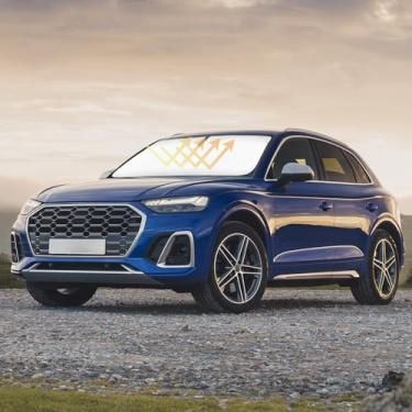 Imagem de Para-sol para carro para-sol para carro 2018-2024 2025 Audi Q5 SQ5 Premium, Premium Plus, Prestige Crossover SUV acessórios capa de para-brisa para Q5 SQ5 240T protetor de proteção de janela frontal