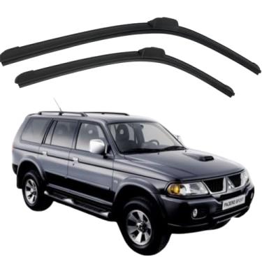 Imagem de TIGER AUTO - JOGO PALHETA PARABRISA DIANTEIRO/TRASEIRO EM SILICONE COMPATIVEL COM PAJERO SPORT 1999>2007