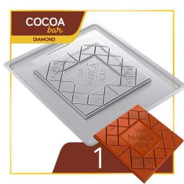Imagem de Barra de Chocolate Personalizada Cocoa Diamond - 3D Monkey - no-brand,