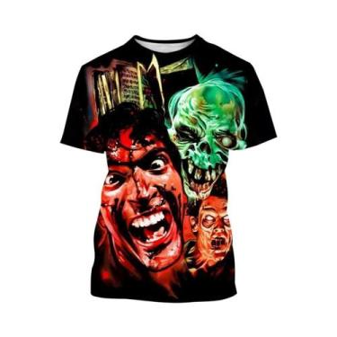 Imagem de Camiseta Com Estampa 3D Do Filme De Terror Dracula, Moda Verão, Gola R