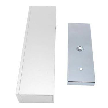 Imagem de aqxreight Fechadura Magnética Elétrica 1200LBS Força de Retenção 12V Fail Safe Modo NC Fechadura eletroímã de Controle de Acesso de Porta única para Portas de Vidro de Madeira de Metal Trava Segura