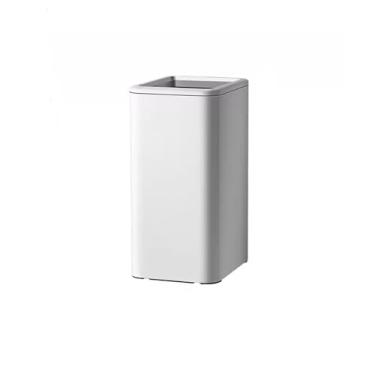 Imagem de Caixote do lixo de alta cor Liviroom Cozinha Lixo Doméstico Caixote sanitário sem tampa Latas de Lixo de Banheiro Comerciais Altas Lixeiras Lixeira/Branca/12L