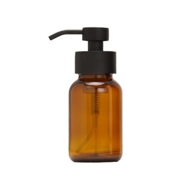 Imagem de Dispensador de sabão de espuma de vidro âmbar Emptu 250 ml/241.0 g frasco de espuma recarregável para banheiro e cozinha