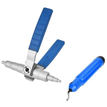 Imagem de aqxreight Ferramenta Expansora de Tubo de Cobre - Expansor de Tubo Manual para Tubos de 6~22 Mm Com Acessório de Rebarbação, Kit de Instalação de Refrigeração AC para Projetos de Reparo e