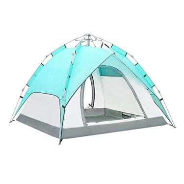 Imagem de AkosOL Tendas para acampamento barracas de praia barraca ao ar livre tenda de abertura rápida suprimentos de acampamento barraca de acampamento casa tenda autônoma chuva barracas familiares universais