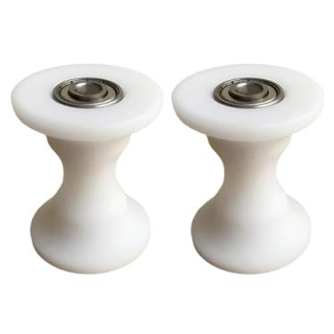 Imagem de Baoblaze 2 peças de polia guia de cabo com ranhura em U, acessório para equipamento de fitness, roda de rolamento suave para máquina de remo