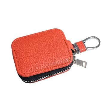 Imagem de Bolsa De Couro Com Zíper Para AirPods Pro3, AirPods 4, Pro, Pro2, 26x2