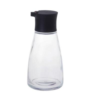 Imagem de Garrafas de óleo, garrafa de vidro, azeite de oliva, molho de soja ou vinagre, dispensador transparente de condimentos lecythus (pequeno)