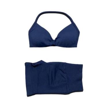 Imagem de Conjunto Esportivo Feminino Com Alças 2 Peças Top De Yoga E Shorts De 