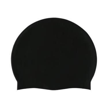 Imagem de Touca De Natação Unissex À Prova d'Água Em Silicone Flexível Com Alta 