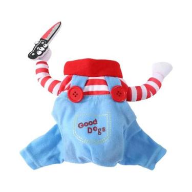 Imagem de Fantasia De Halloween Para Cães Grandes, Roupas Ajustáveis Para Animai