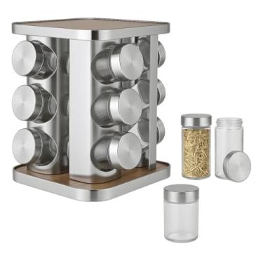 Imagem de PORTA TEMPEROS GIRATÓRIO 12 PÇS ONLD008