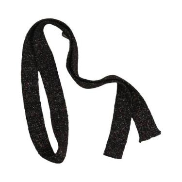 Imagem de Cachecol Feminino Listrado De Pelúcia Fino E Estreito Estilo Coreano D