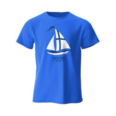 Imagem de Camiseta De Algodão Vintage Oversize Com Estampa Gráfica De Náutica Pa