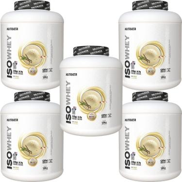 Imagem de Kit 5X Iso Whey - 1800g Baunilha - Nutrata-Masculino
