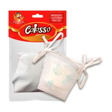 Imagem de Calcinha Descartável para Cães Colosso em TNT com Absorvente Tamanho G com 5 Unidades