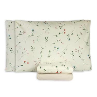 Imagem de Jogo de Lençol Classic Queen 4 peças Algodão 160 Fios - Isa Enxovais -