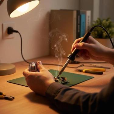 Imagem de Ferro de Solda 220V Profissional 60W Ergonômico Aquecimento Rápido Pon