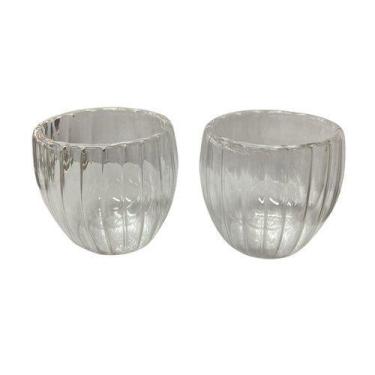 Imagem de Conjunto com 2 Copos Café Borossilicato Linea 90ml - Sem Marca