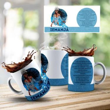 Imagem de caneca orixá oxum Ogum yansa Oxossi ossain Oxumarê Exu oxalá Omolu - N