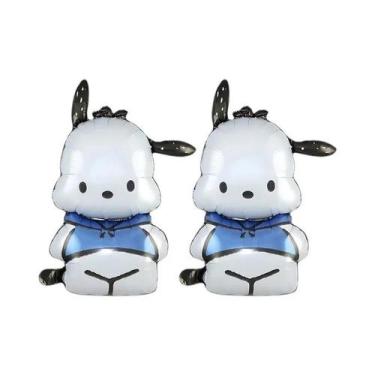 Imagem de Balões De Folha Hello Kitty Kuromi 2 Peças Decoração Fofa Para Festa D