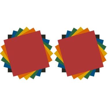 Imagem de Hojas de Vinilo Cricut Premium Permanente Muestras Colores Vivos 30x30