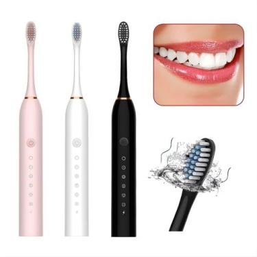 Imagem de Escova De Dentes Elétrica Recarregável Sônica Usb - the silvas