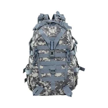 Imagem de Mochila De Camping E Hiking Masculina 40L Camo Molle Com Alças Refleti