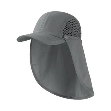 Imagem de Chapéu de Pesca Dobrável UPF 50+ - Boné de Beisebol com Aba Removível 