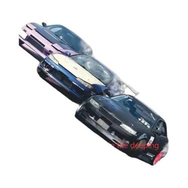 Imagem de Capa De Revista De Carros De Corrida Japoneses Vintage, Pôster De Arte